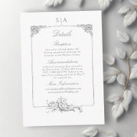 Elegant French Rococo Floral Frame