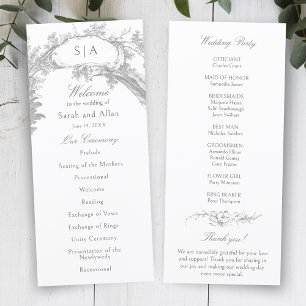 Elegant French Rococo Floral  Programme