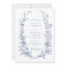 Elegant French Vintage Blue Floral Wedding