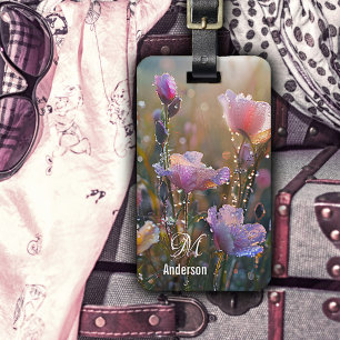 Elegant Fresh Summer Wildflowers Luggage Tag