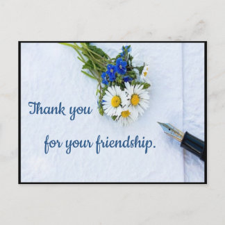 Elegant Friendship Postcard