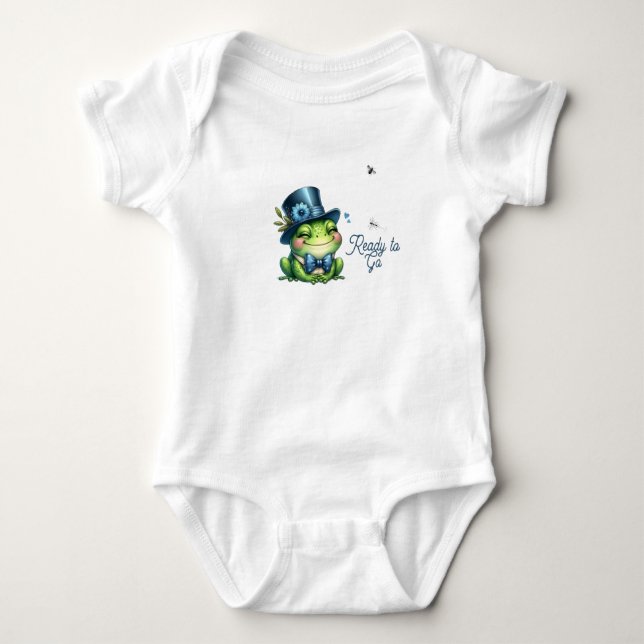 Elegant Frog- Ready to Go Baby Bodysuit (Front)