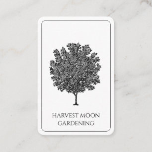 Elegant Fruit Tree Gardener Landscaper Business Card