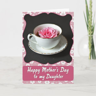 Elegant Fuchsia Mothers Card