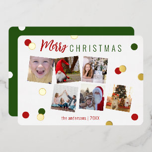 Elegant Fun Merry Christmas Custom Photo