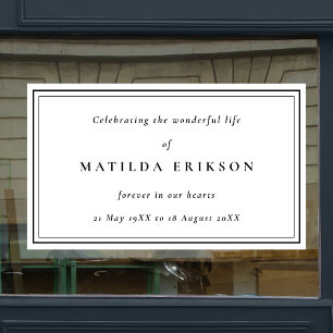 Elegant Funeral   Classic In Loving Memory