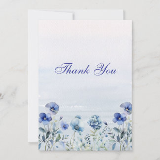 Elegant Funeral Memorial Thank You Card – In Lovin