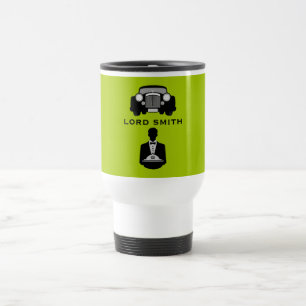 Elegant Funny Aristocratic Gift Travel Mug