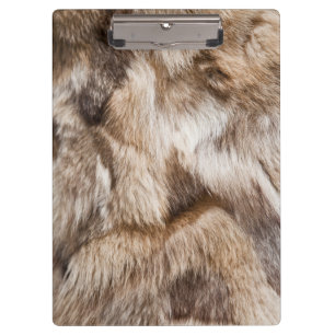 Elegant fur texture clipboard