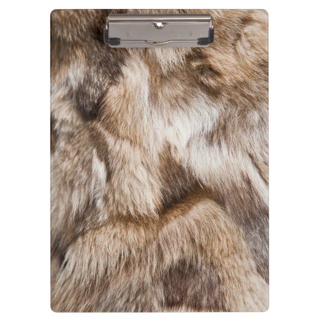 Elegant fur texture clipboard (Front)