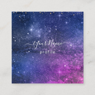 elegant galaxy business card