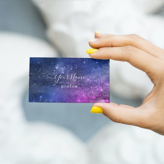 elegant galaxy business card (Creator Uploaded)