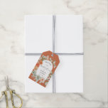 elegant garden party floral bridal shower gift tag<br><div class="desc">Our "elegant summer garden" collection features lush watercolor summer floral in orange and pink tones combined with elegant script. Products featured are for any occasion and if you have any custom demand for colour or other products feel free to contact me through the store chat or email.</div>