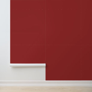 Elegant garnet red wine plain solid bold colour wallpaper