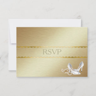 Elegant gay Wedding RSVP Card