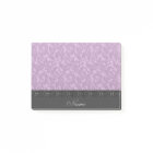 Elegant gentle chic lace damask monogram