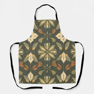 Elegant Geometric Apron - Natural Elements Design