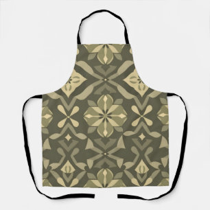 Elegant Geometric Apron - Stylish Seamless Pattern