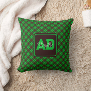 Elegant Geometric Custom Pillow For Groomsmen