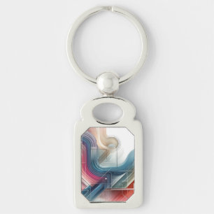 Elegant Geometric Keychain