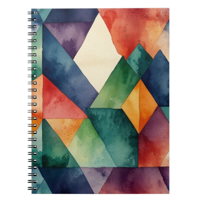 Elegant Geometric Notebook (Front)