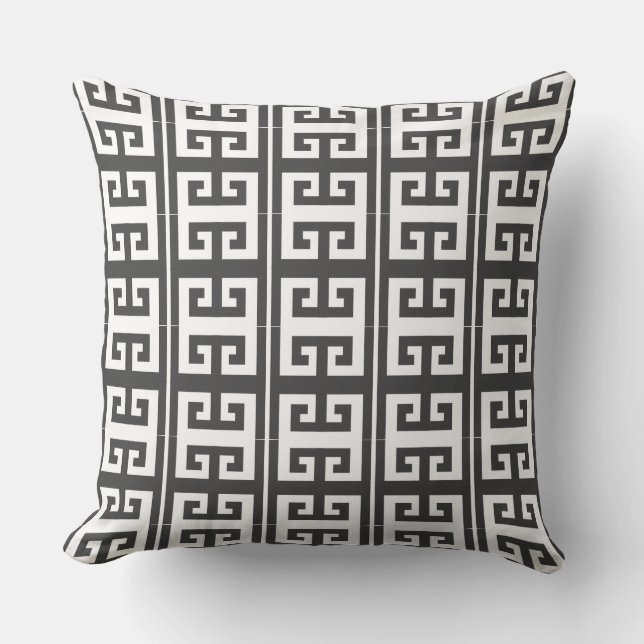 Elegant Geometric Pattern Cushion (Front)