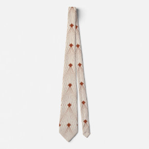 Elegant geometric simple Christmas tree Tie