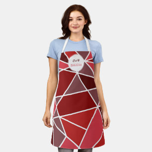 Elegant Geometrical Wedding Apron