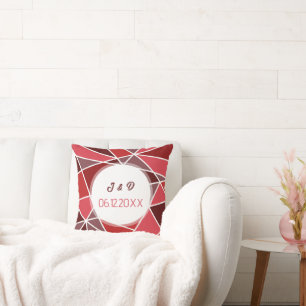 Elegant Geometrical Wedding Cushion