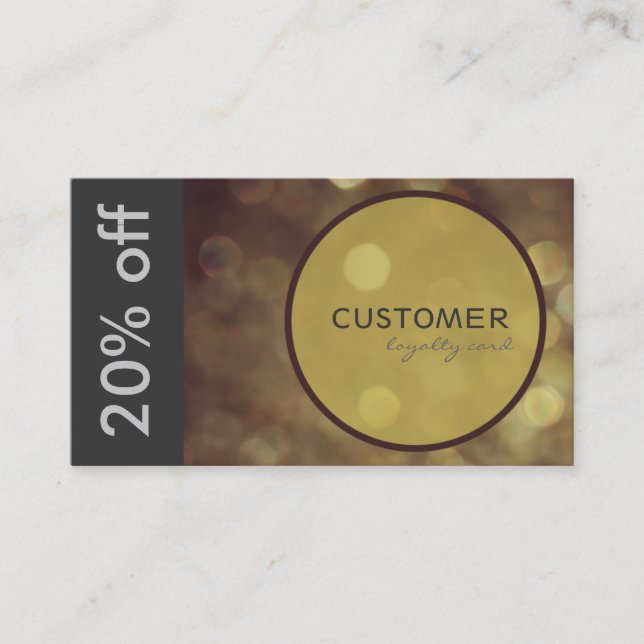 Elegant Gift or Discount Card (Front)