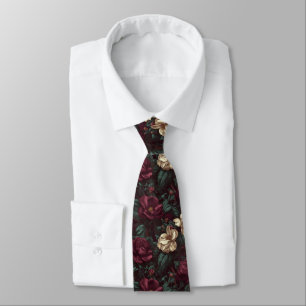 Elegant Gifts For Father Gardenias Floral Tie