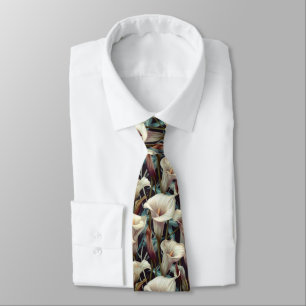 Elegant Gifts For Him Calla Lilies Floral Tie