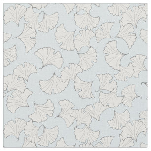 Elegant ginkgo leaves with custom background fabric