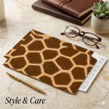 Elegant Giraffe Pattern Envelope Mailer Design