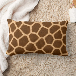 Elegant Giraffe Pattern Premium Quality Stylish Lumbar Cushion