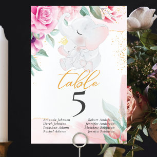 Elegant girl baby shower Personalised Invitation