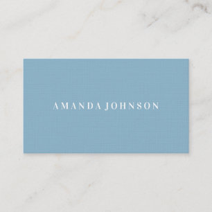 Elegant Girly Day Spa and Salon powder Blue Business Card