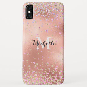 Elegant Girly  Faux Rose Gold Foil Personalised Case-Mate iPhone Case