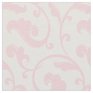 Elegant girly pastel pink floral pattern fabric