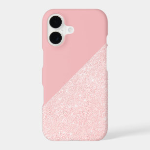 Elegant girly rose gold glitter & pastel pink