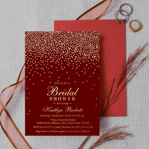 Elegant Glam Confetti Bridal Shower Real