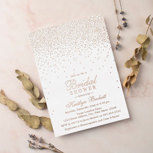 Elegant Glam Confetti Bridal Shower Real