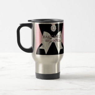 Elegant Glam Pink Baby & Co Pregnancy Mummy to Be Travel Mug