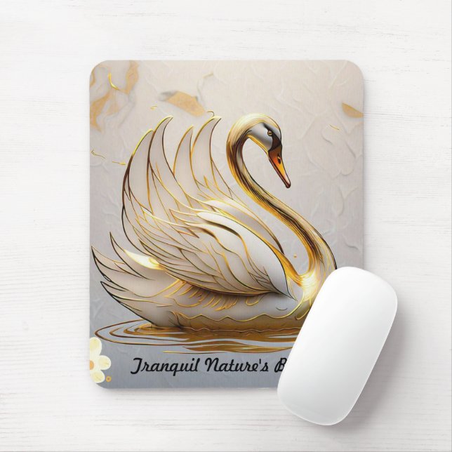 "Elegant Glide" Mouse Pad (With Mouse)