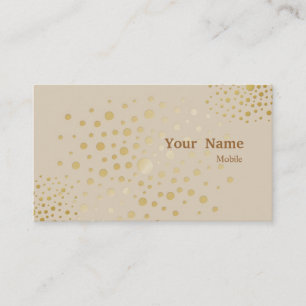 Elegant Glitter Business Card