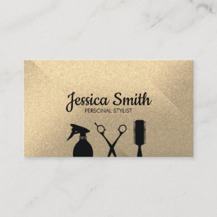 Elegant Glitter Business Card