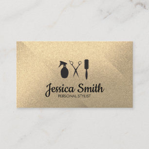Elegant Glitter Business Card
