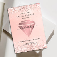 Elegant Glitter Diamond Einladung