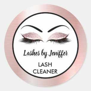 Elegant glitter Lash Cleaner Sticker