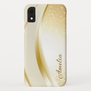Elegant Glitter monogrammed Name Case-Mate iPhone Case